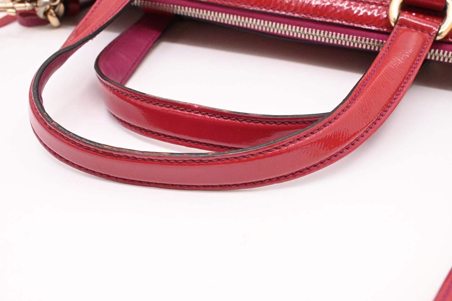 Gucci Soho 2way Bag in Red Patent Leather