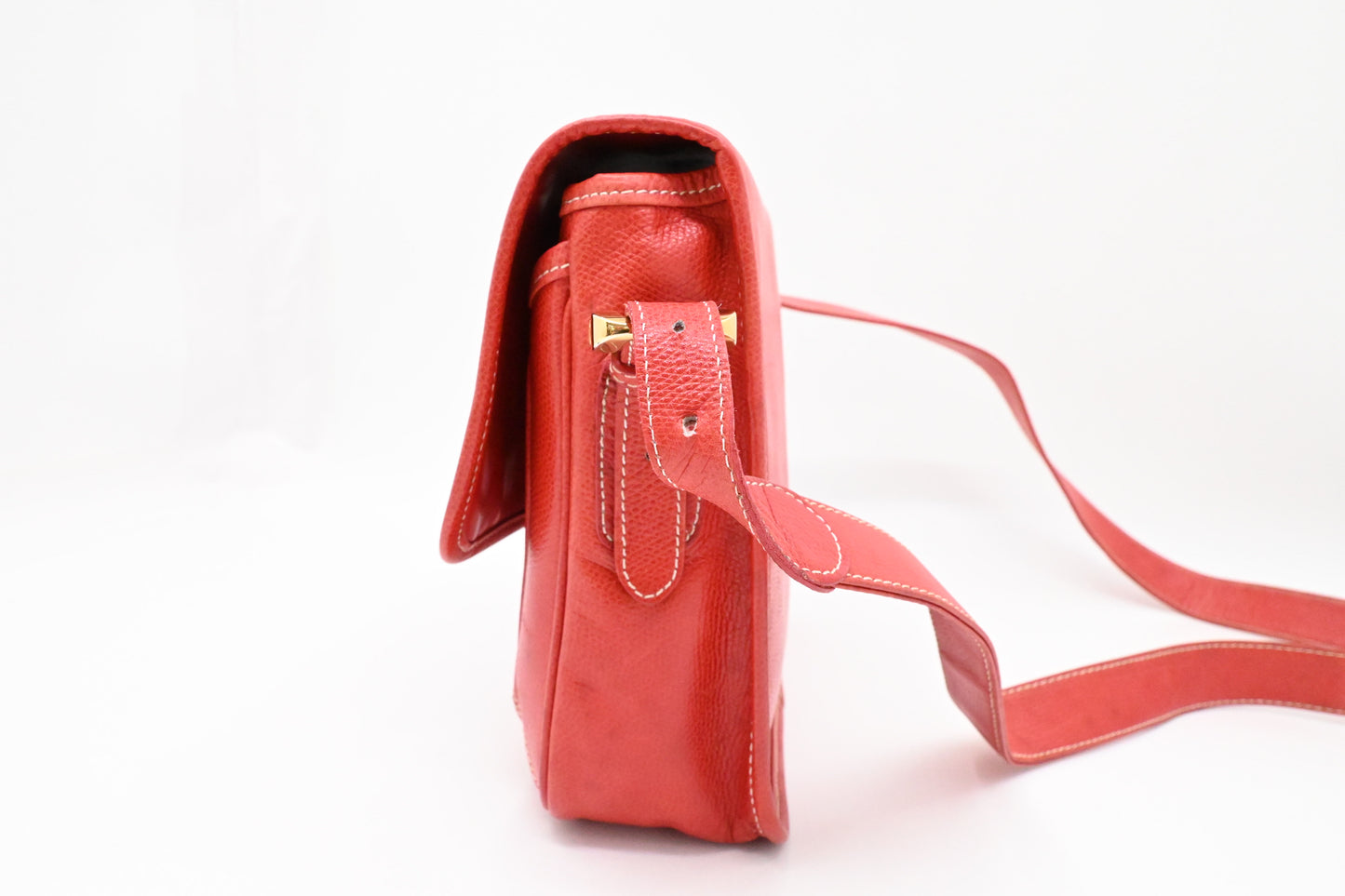 Loewe Crossbody Bag in Red Leather