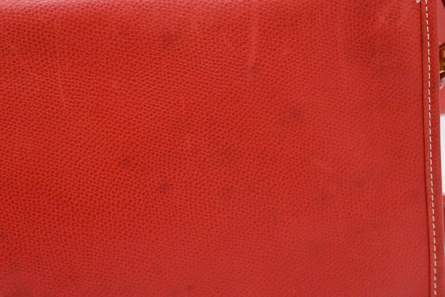 Loewe Crossbody Bag in Red Leather