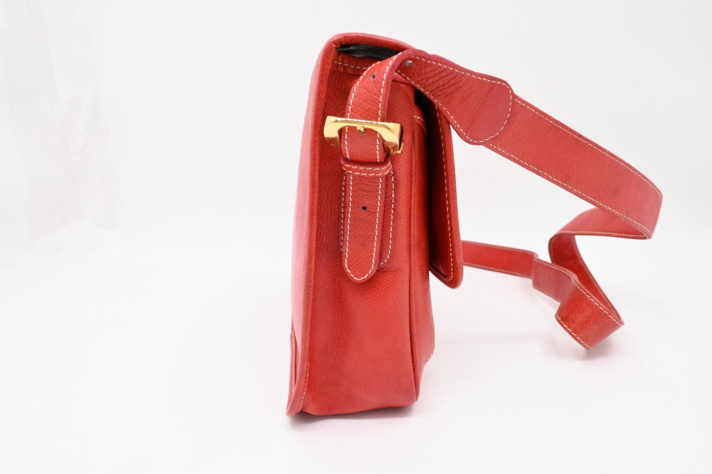 Loewe Crossbody Bag in Red Leather