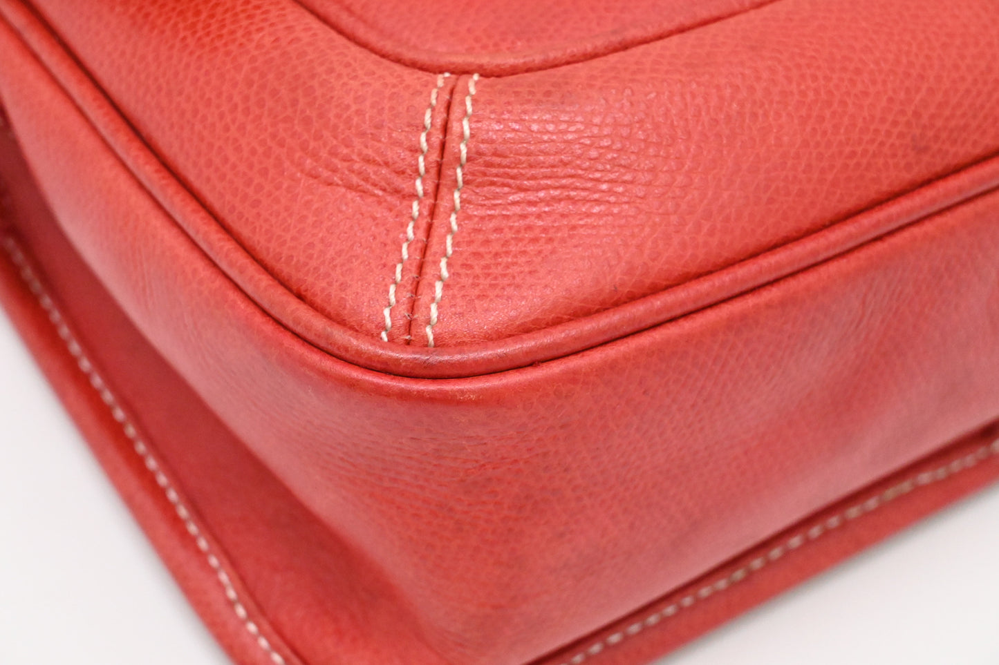 Loewe Crossbody Bag in Red Leather