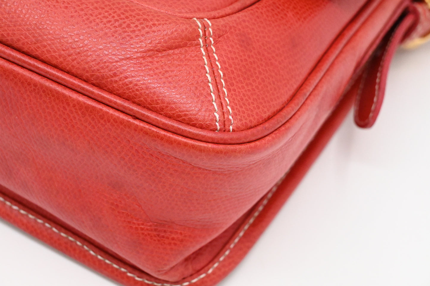 Loewe Crossbody Bag in Red Leather