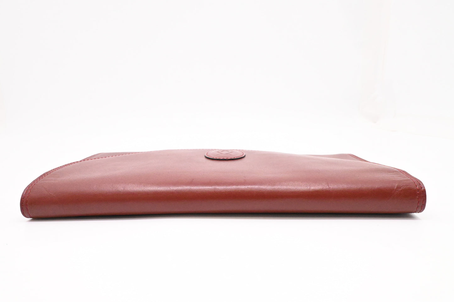 Cartier Clutch in Burgundy Leather