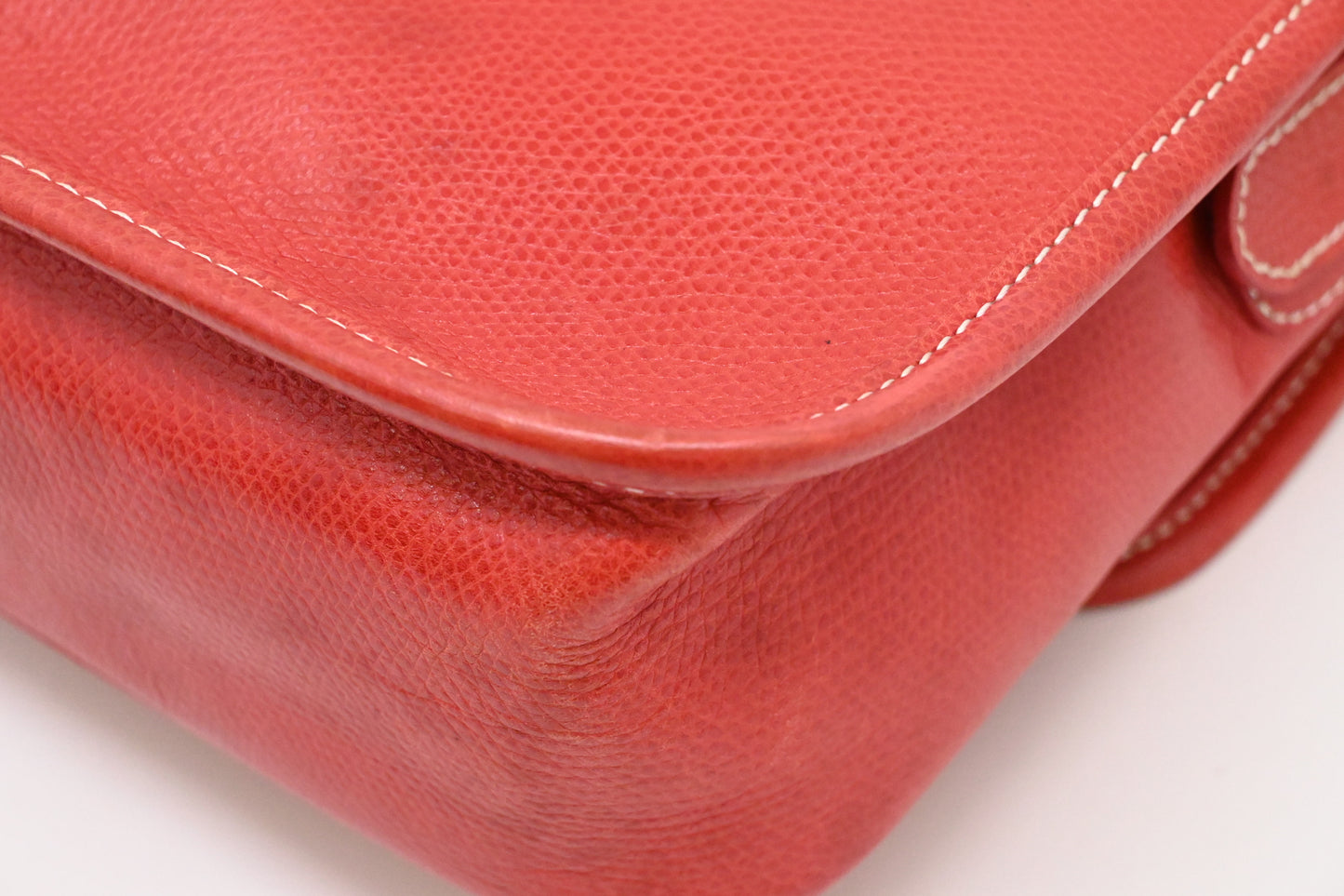 Loewe Crossbody Bag in Red Leather
