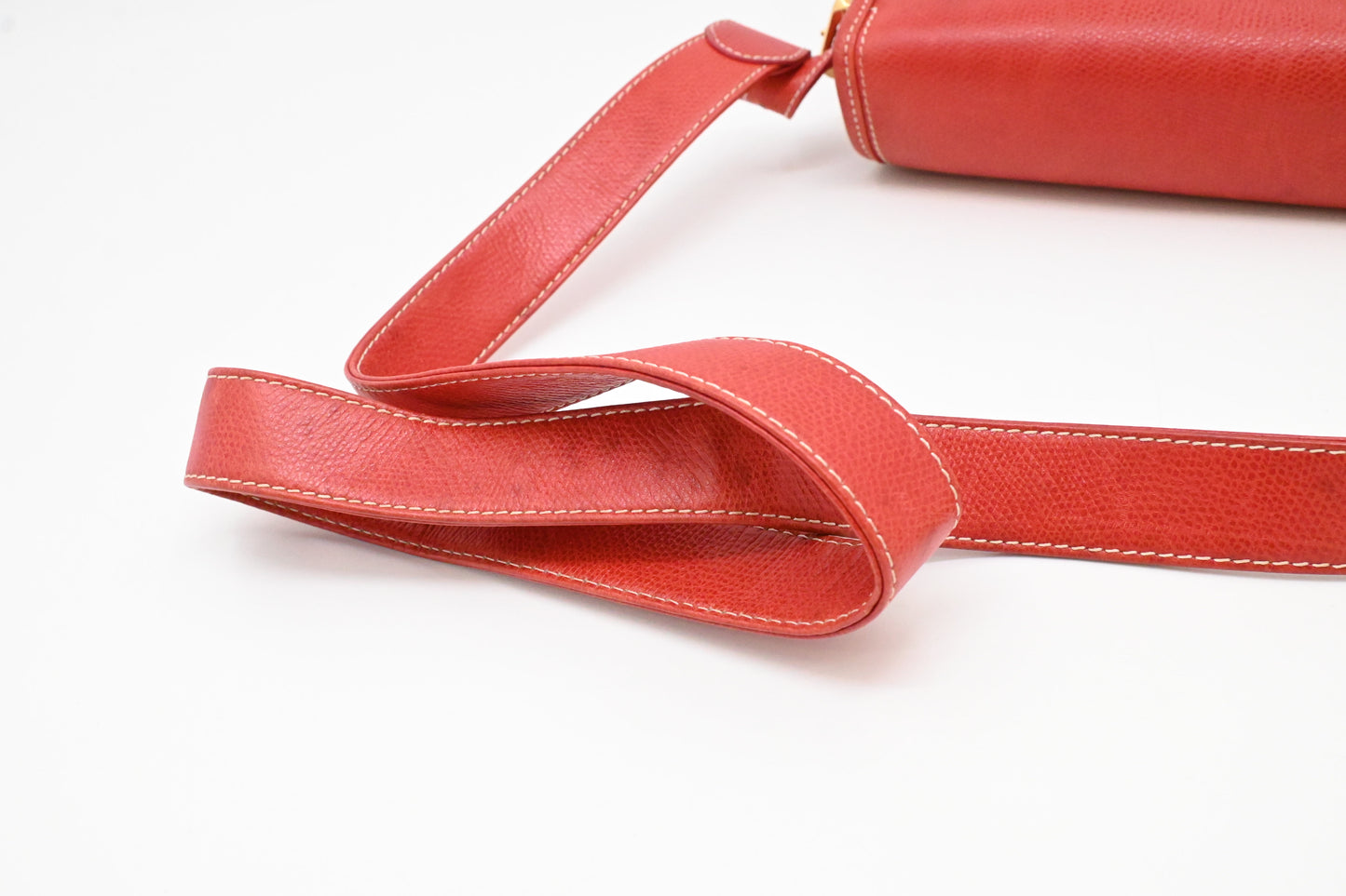 Loewe Crossbody Bag in Red Leather