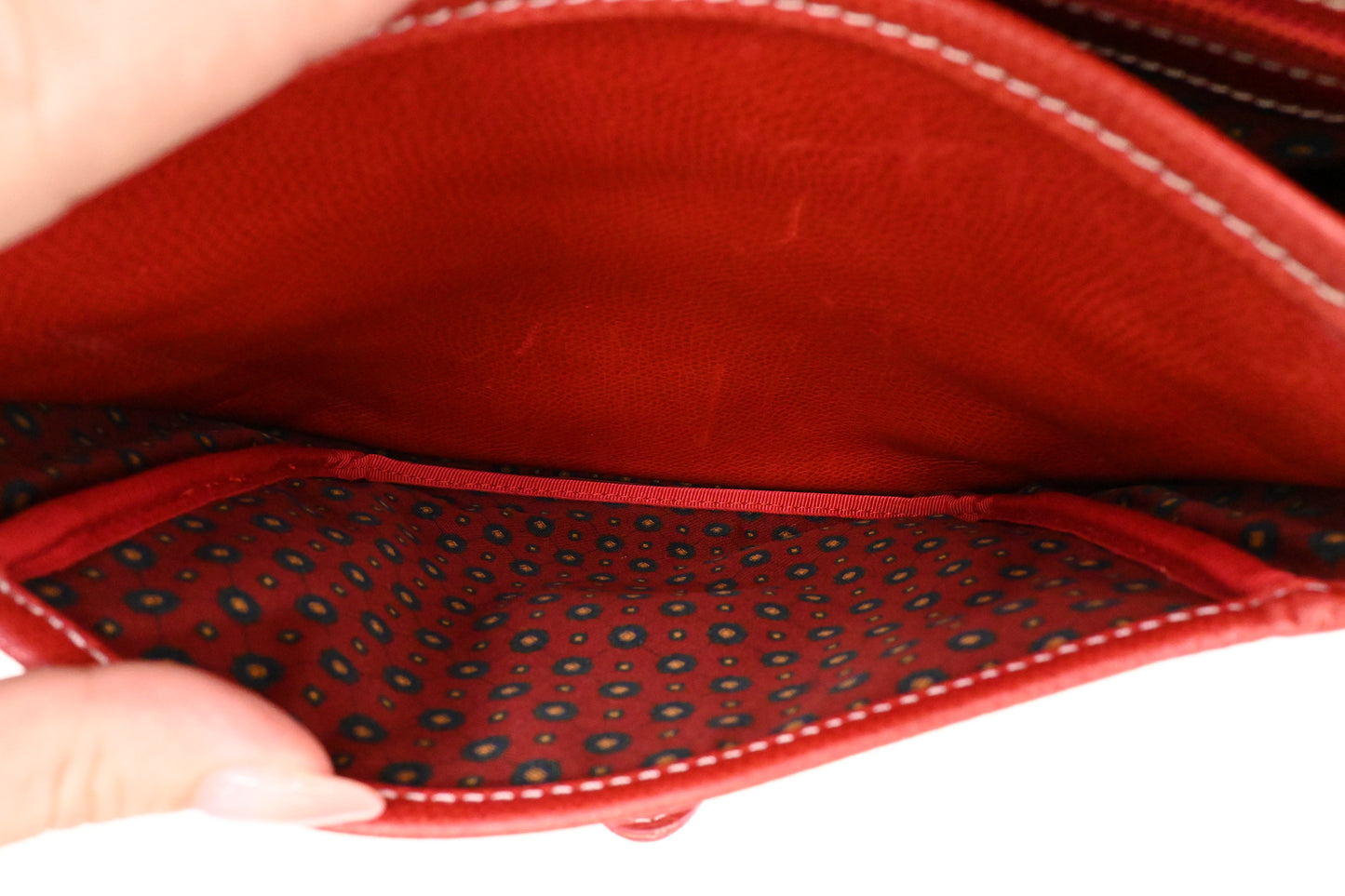 Loewe Crossbody Bag in Red Leather