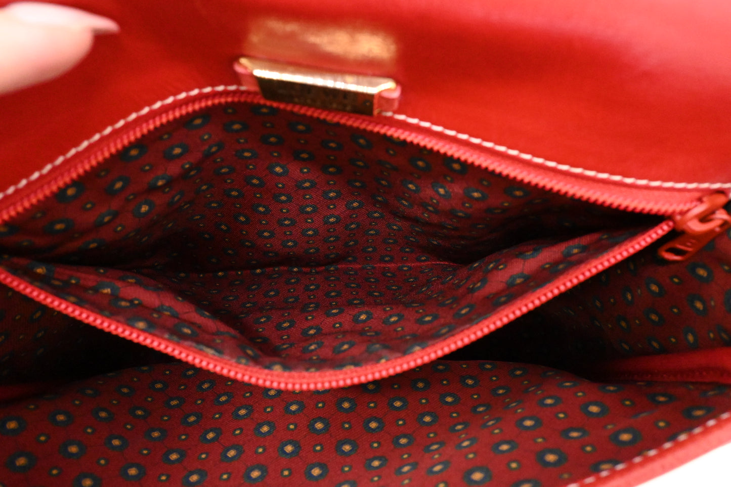 Loewe Crossbody Bag in Red Leather