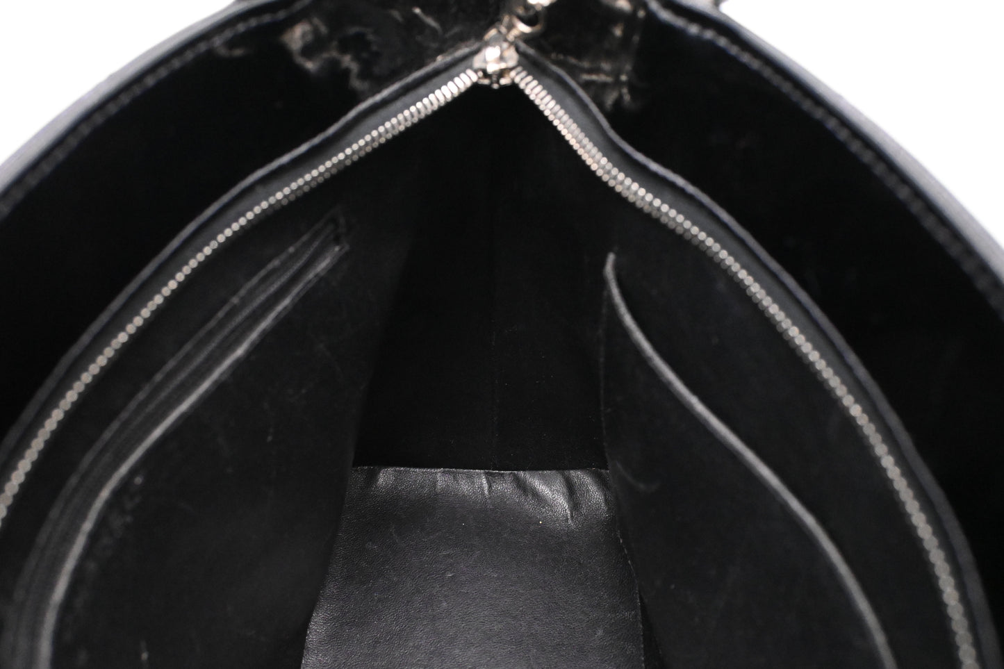 Chanel Medallion Tote in Black Patent Leather