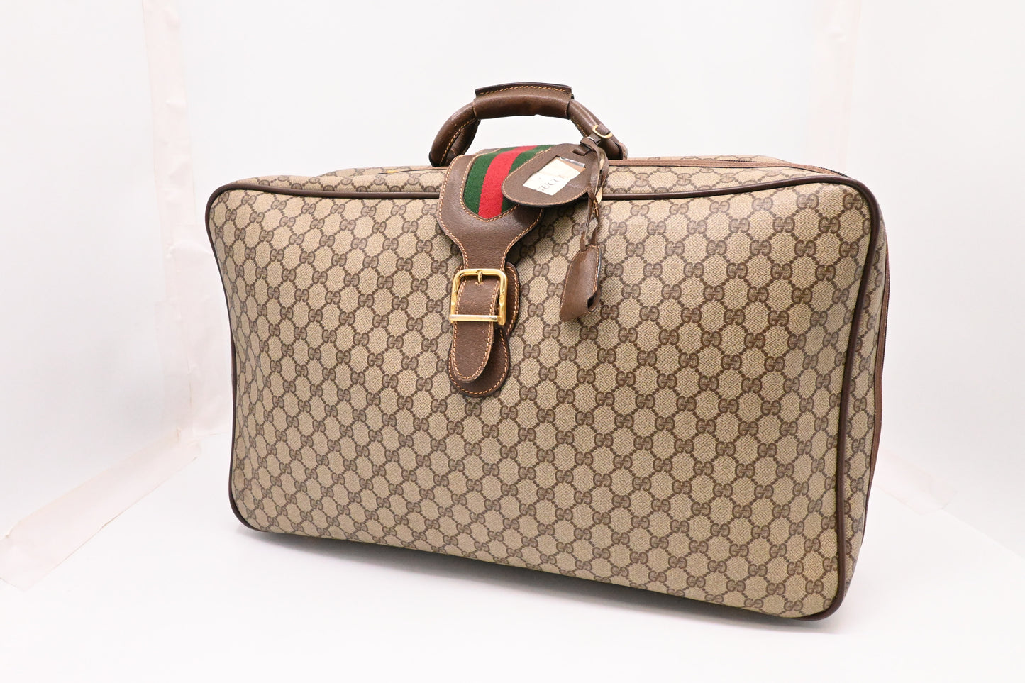 Gucci Suitcase 55 in GG Supreme Canvas