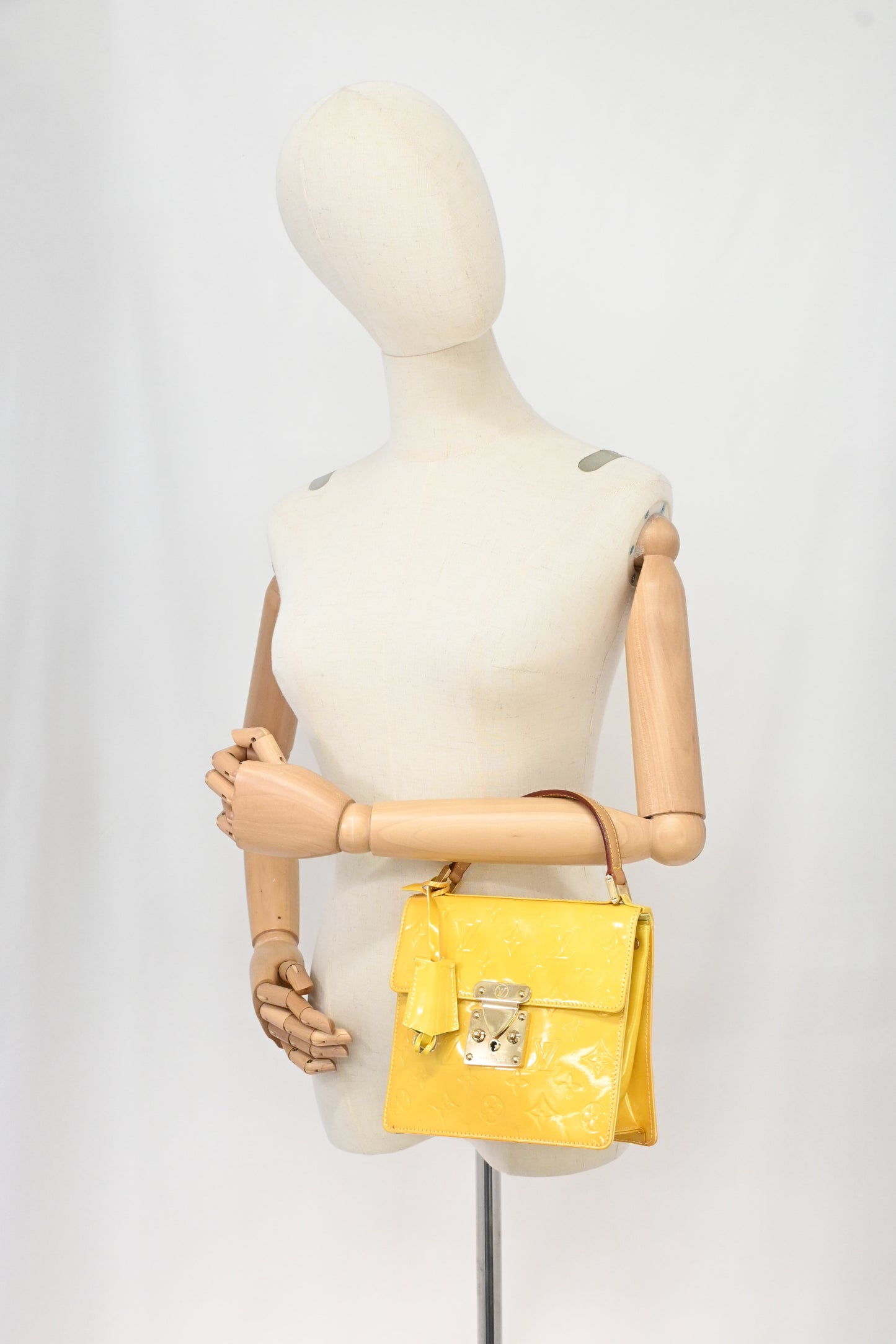 Louis Vuitton Spring Street in Yellow Vernis Leather
