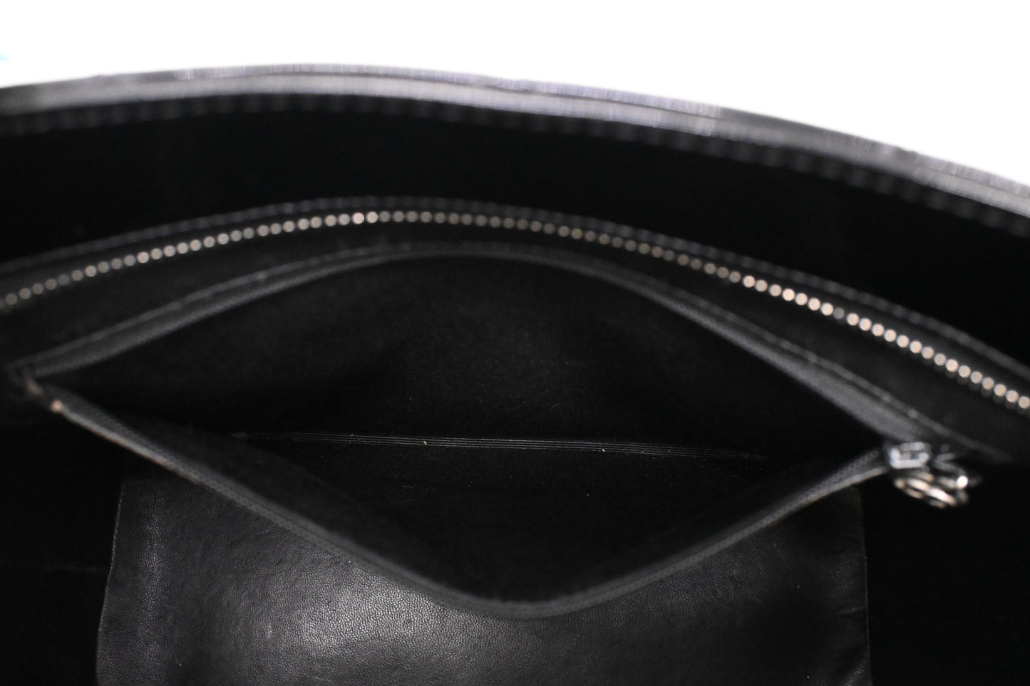 Chanel Medallion Tote in Black Patent Leather