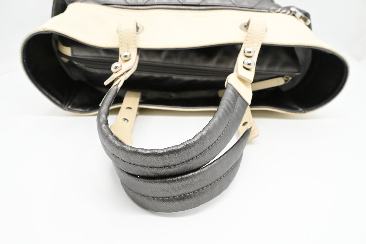 Chanel Paris-Biarritz Tote in Grey Coated Canvas