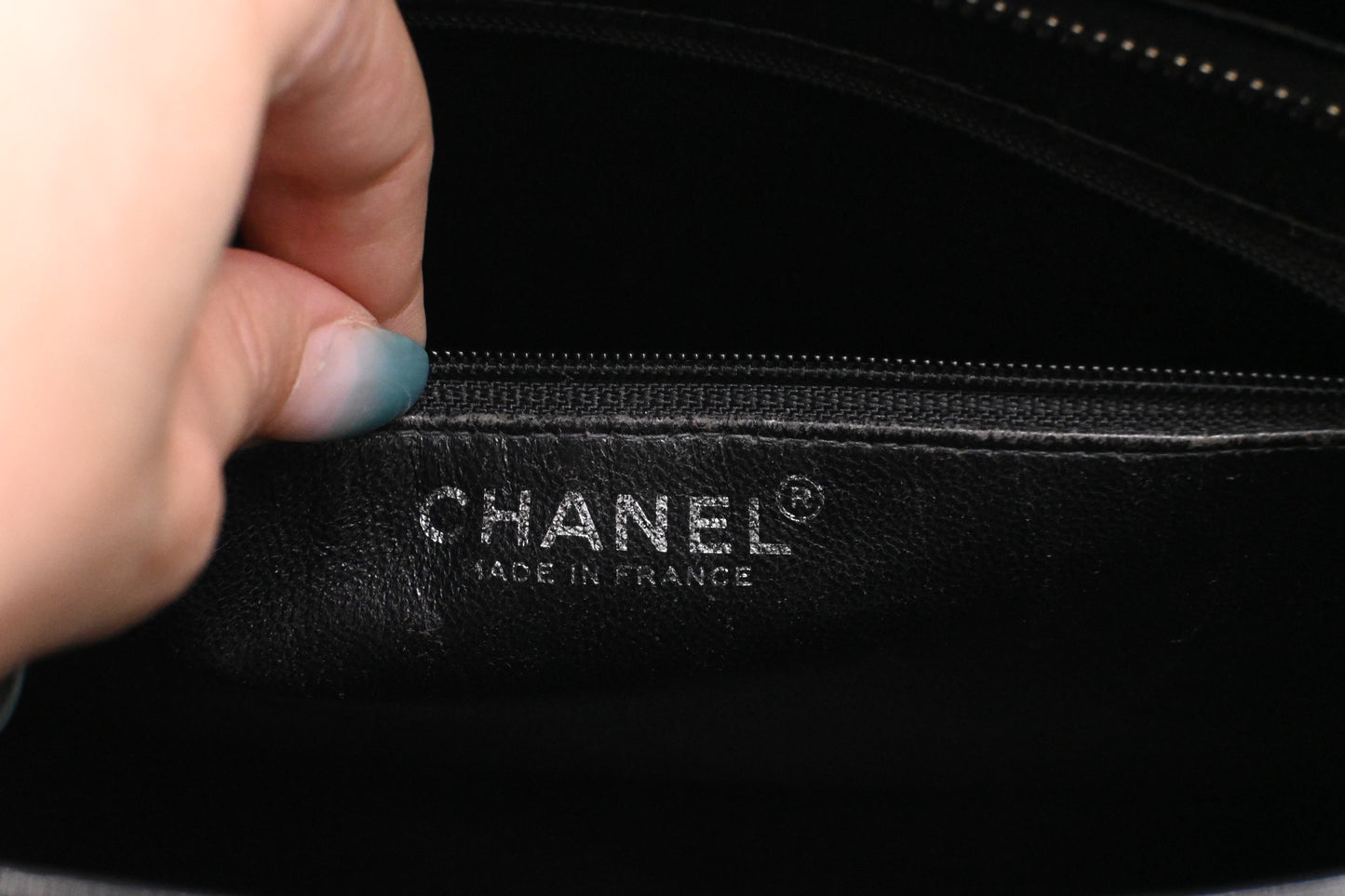 Chanel Medallion Tote in Black Patent Leather