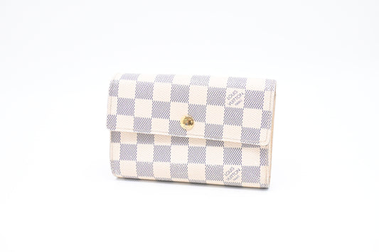 Louis Vuitton Alexandra Wallet in Damier Azur Canvas