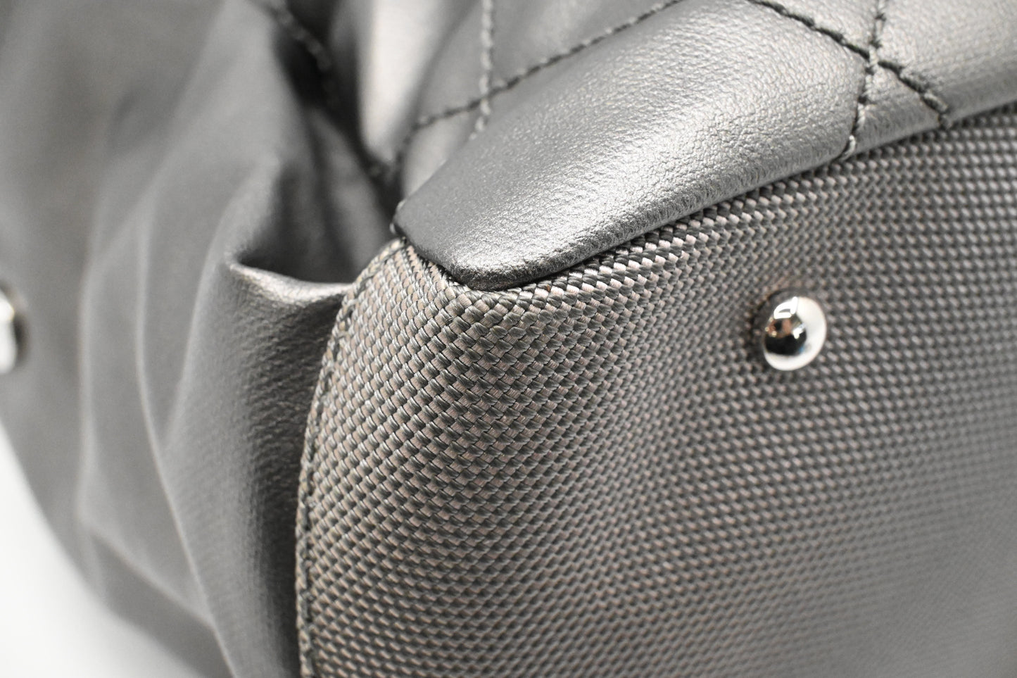 Chanel Paris-Biarritz Tote in Grey Coated Canvas
