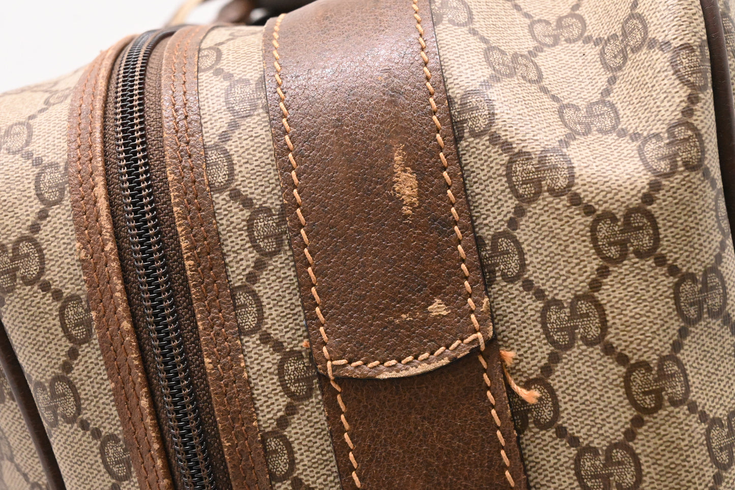 Gucci Suitcase 55 in GG Supreme Canvas