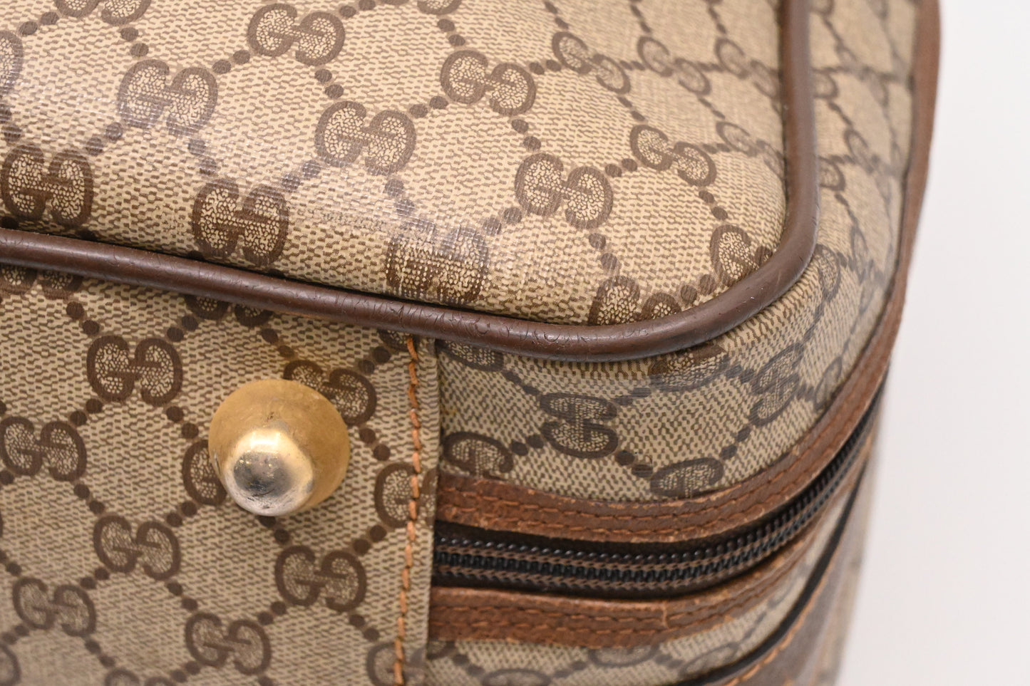 Gucci Suitcase 55 in GG Supreme Canvas