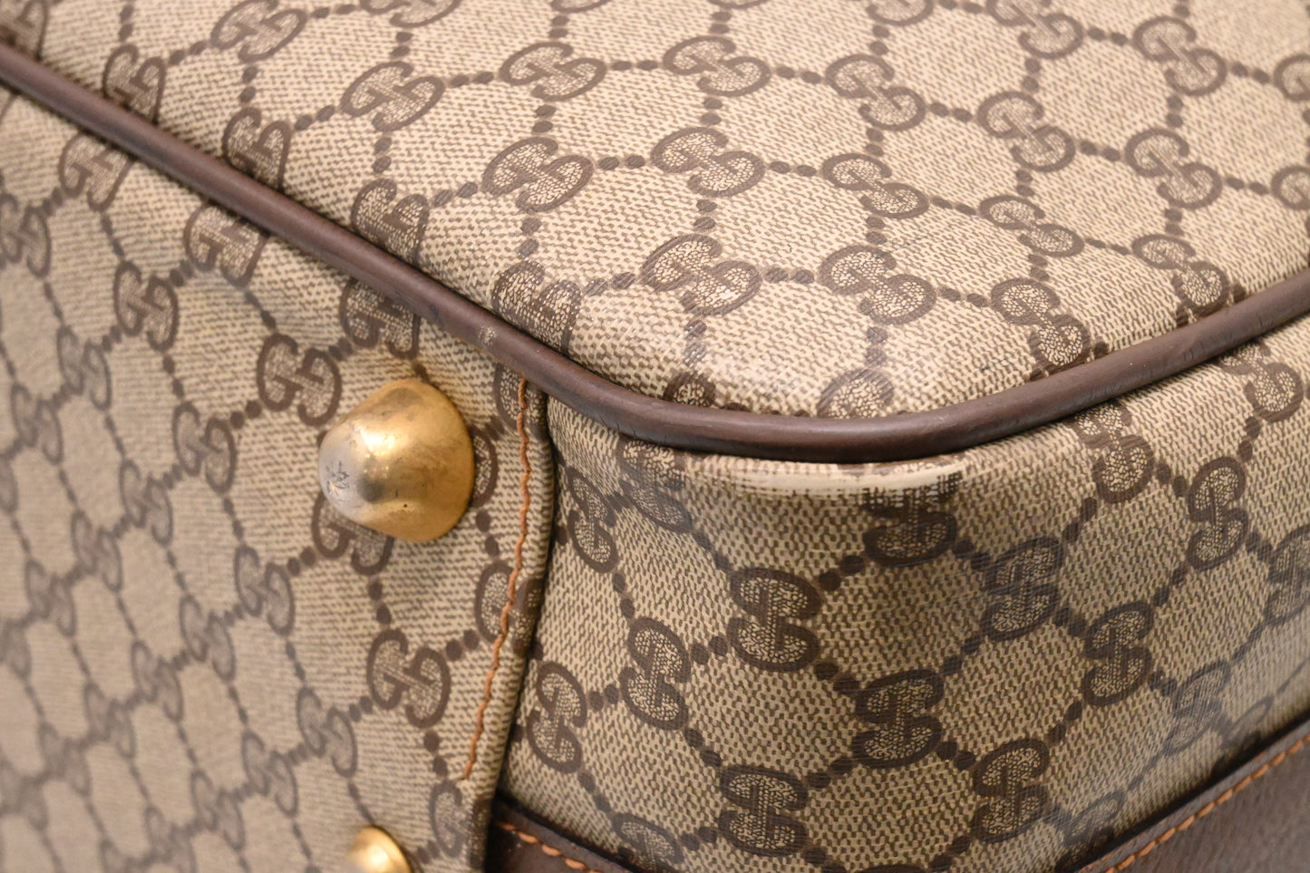 Gucci Suitcase 55 in GG Supreme Canvas