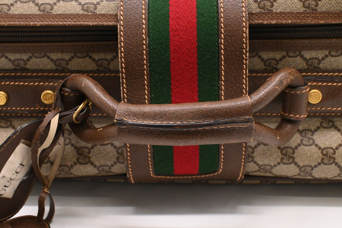 Gucci Suitcase 55 in GG Supreme Canvas