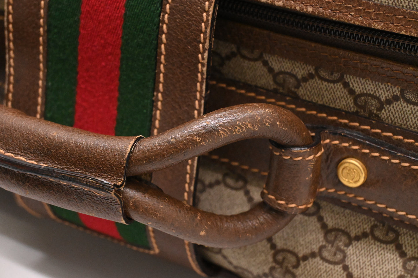Gucci Suitcase 55 in GG Supreme Canvas