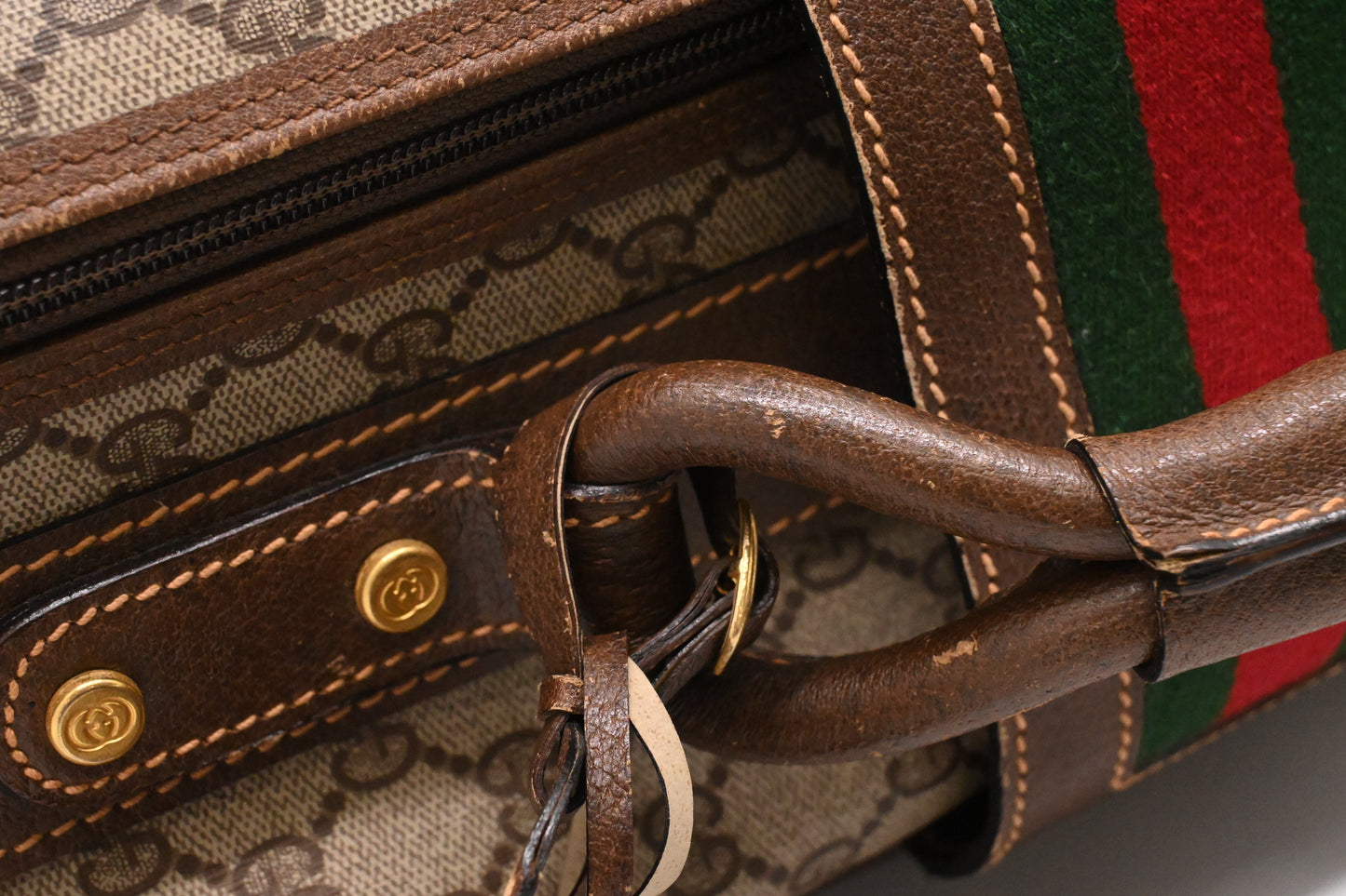 Gucci Suitcase 55 in GG Supreme Canvas