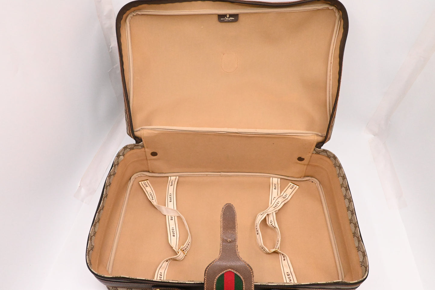 Gucci Suitcase 55 in GG Supreme Canvas
