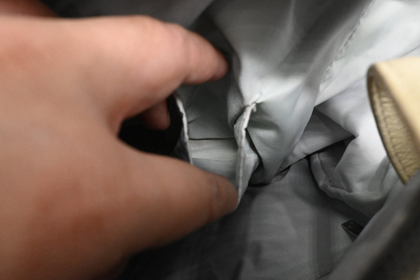 Chanel Paris-Biarritz Tote in Grey Coated Canvas