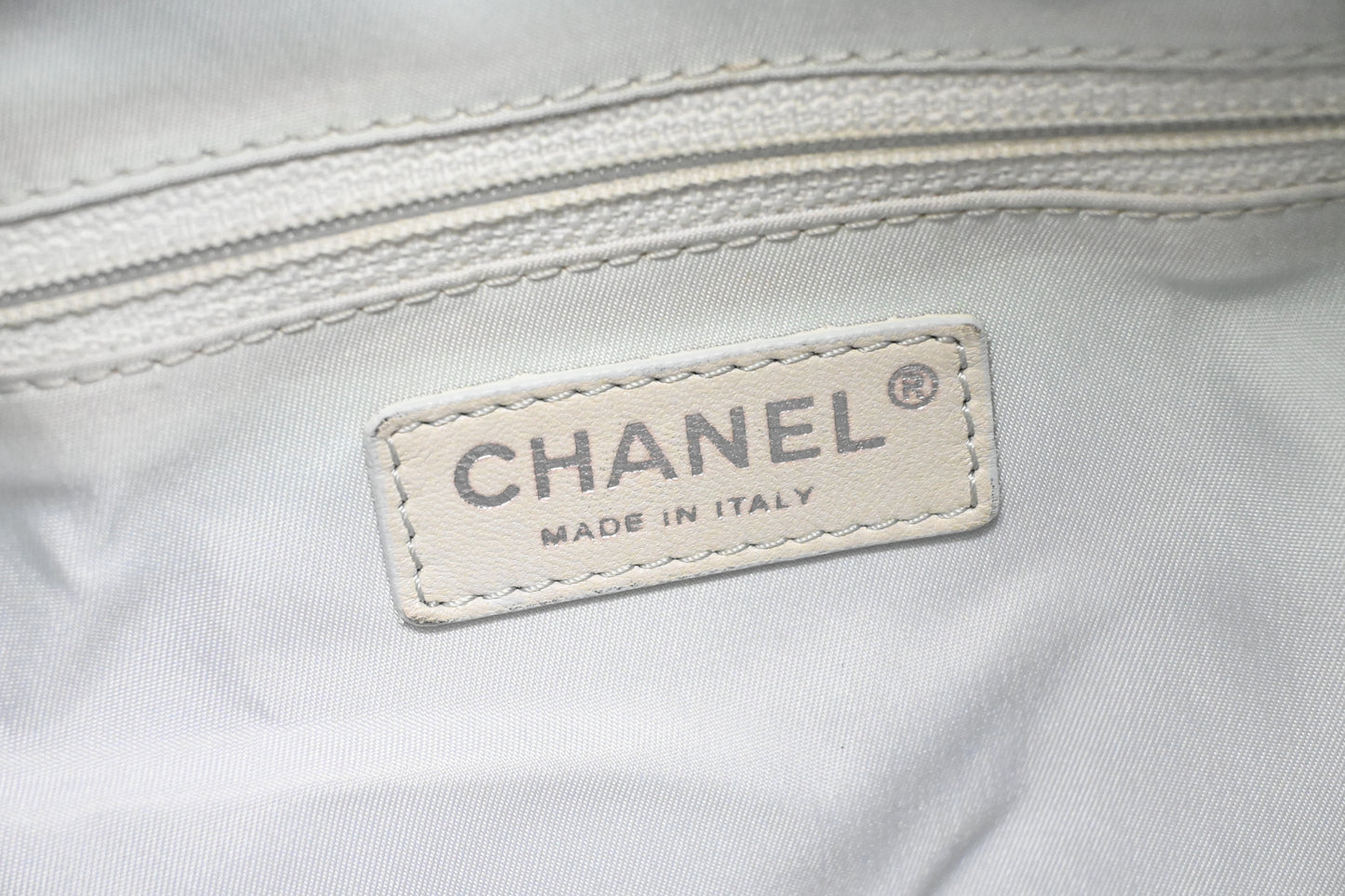 Chanel Paris-Biarritz Tote in Grey Coated Canvas