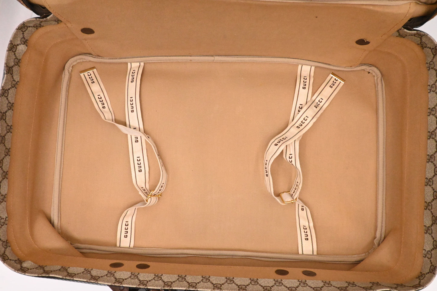 Gucci Suitcase 55 in GG Supreme Canvas