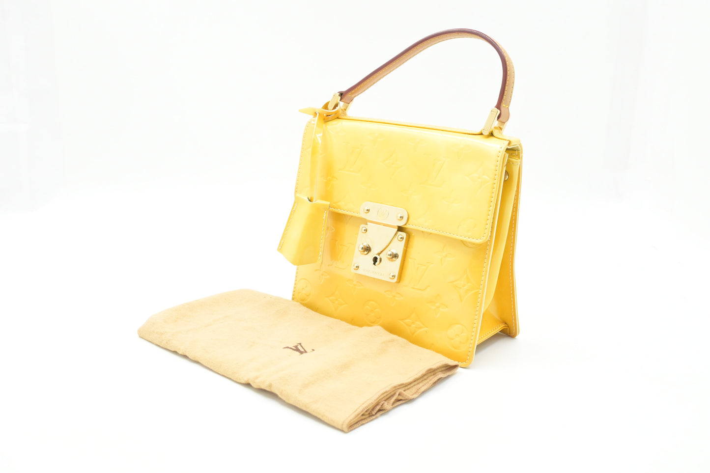 Louis Vuitton Spring Street in Yellow Vernis Leather
