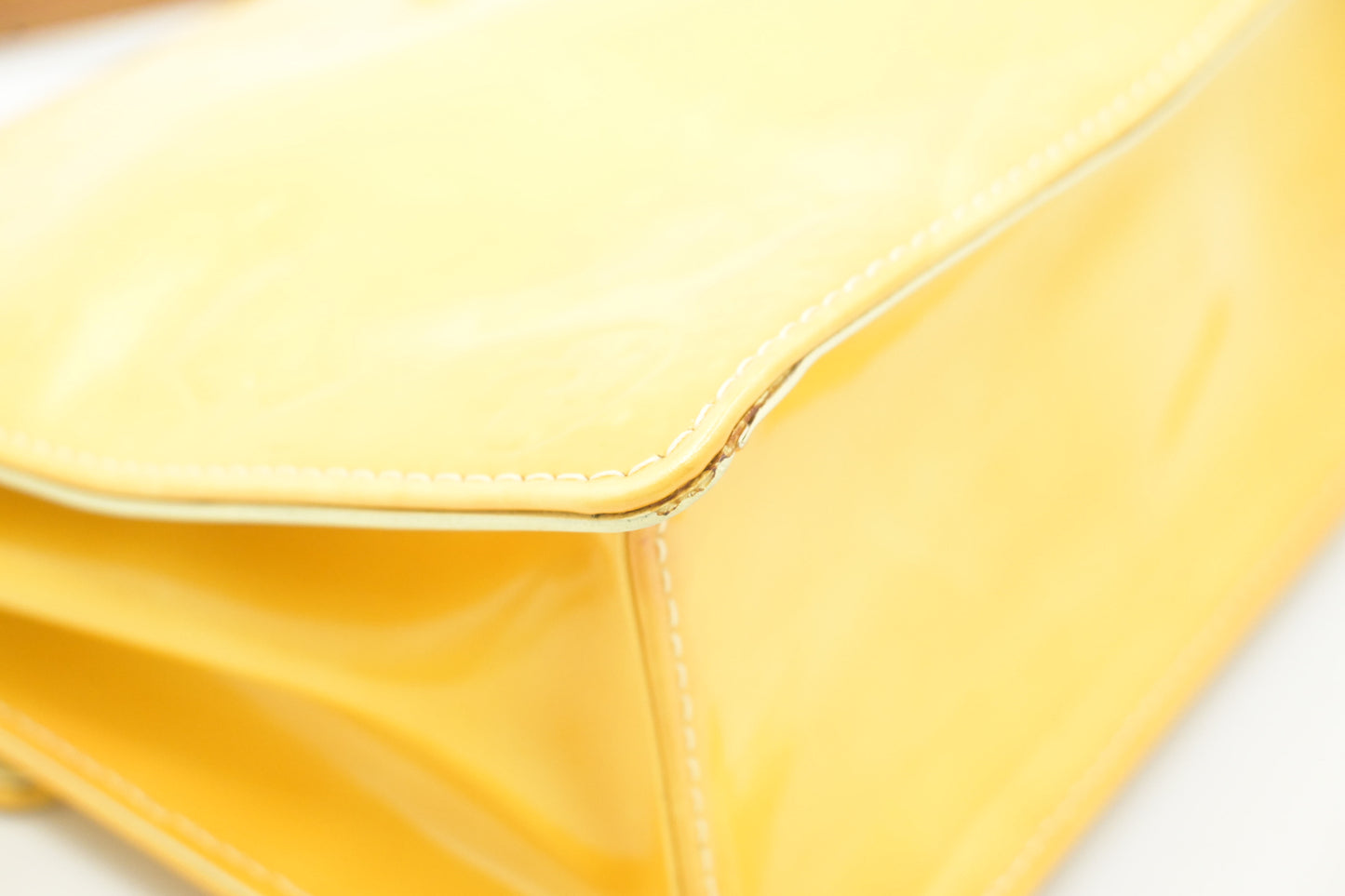 Louis Vuitton Spring Street in Yellow Vernis Leather