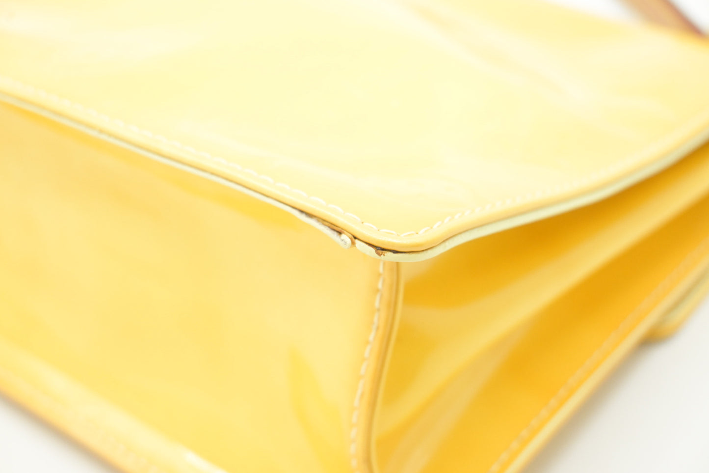 Louis Vuitton Spring Street in Yellow Vernis Leather