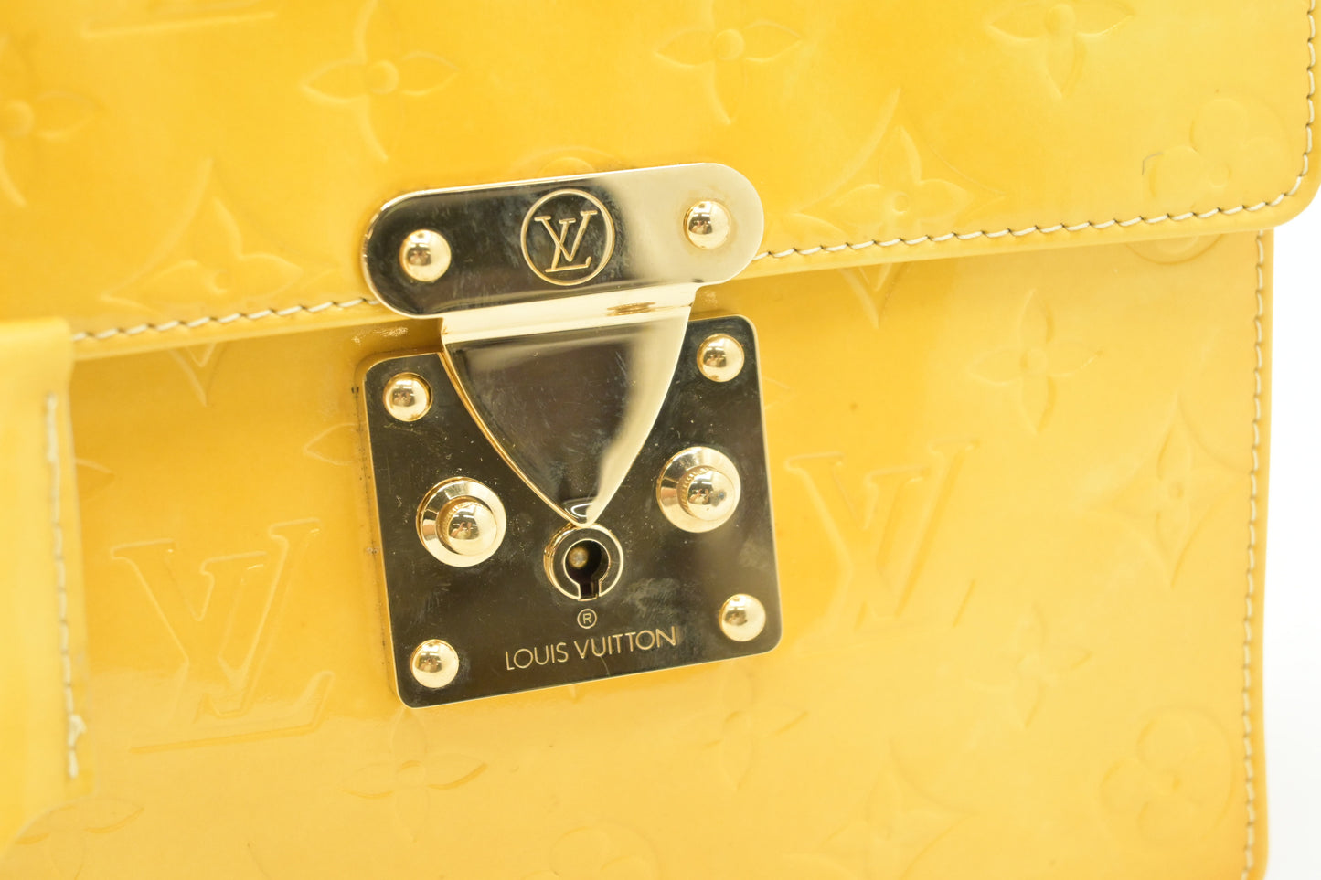 Louis Vuitton Spring Street in Yellow Vernis Leather