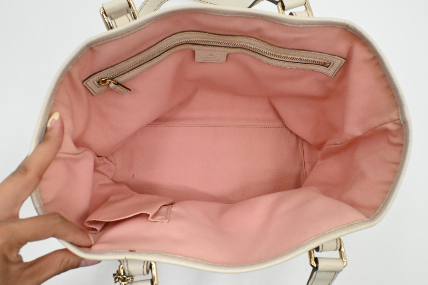 Gucci Tote Bag in Pink GG Canvas