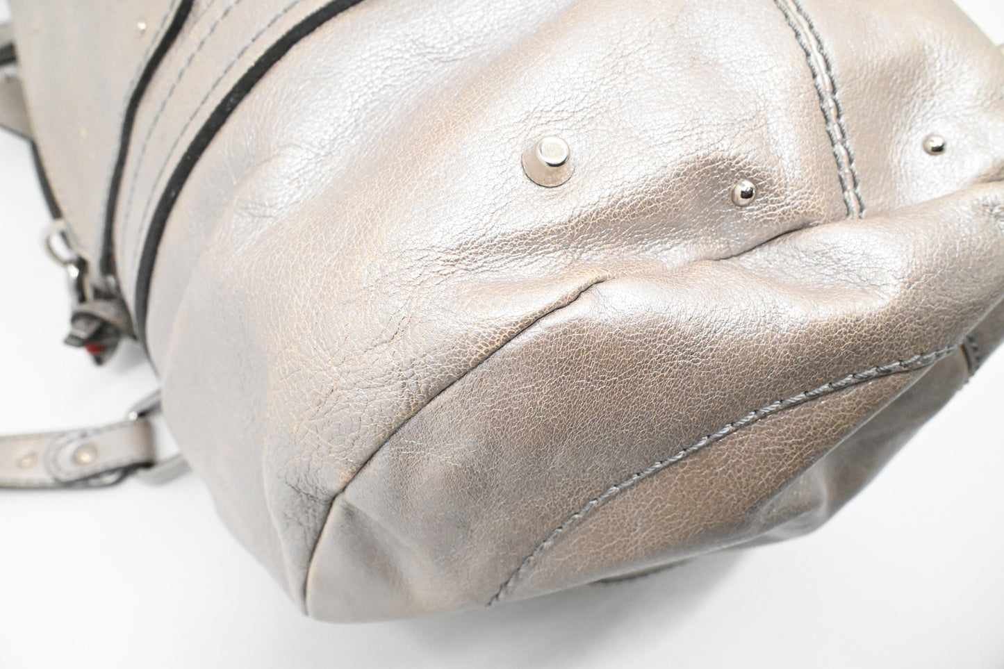 Chloe Paddington Boston Bag in Champagne Leather