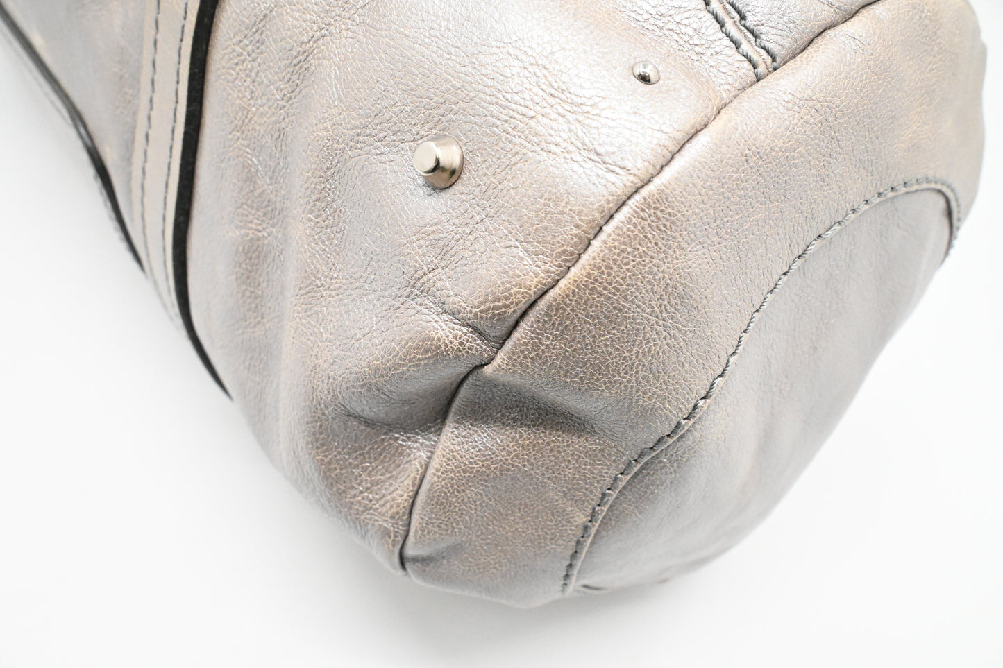 Chloe Paddington Boston Bag in Champagne Leather