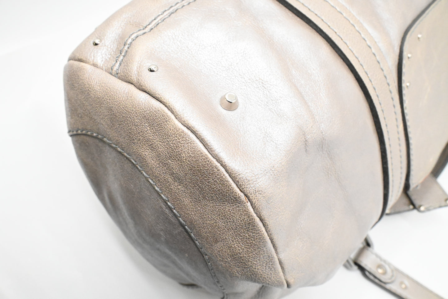 Chloe Paddington Boston Bag in Champagne Leather