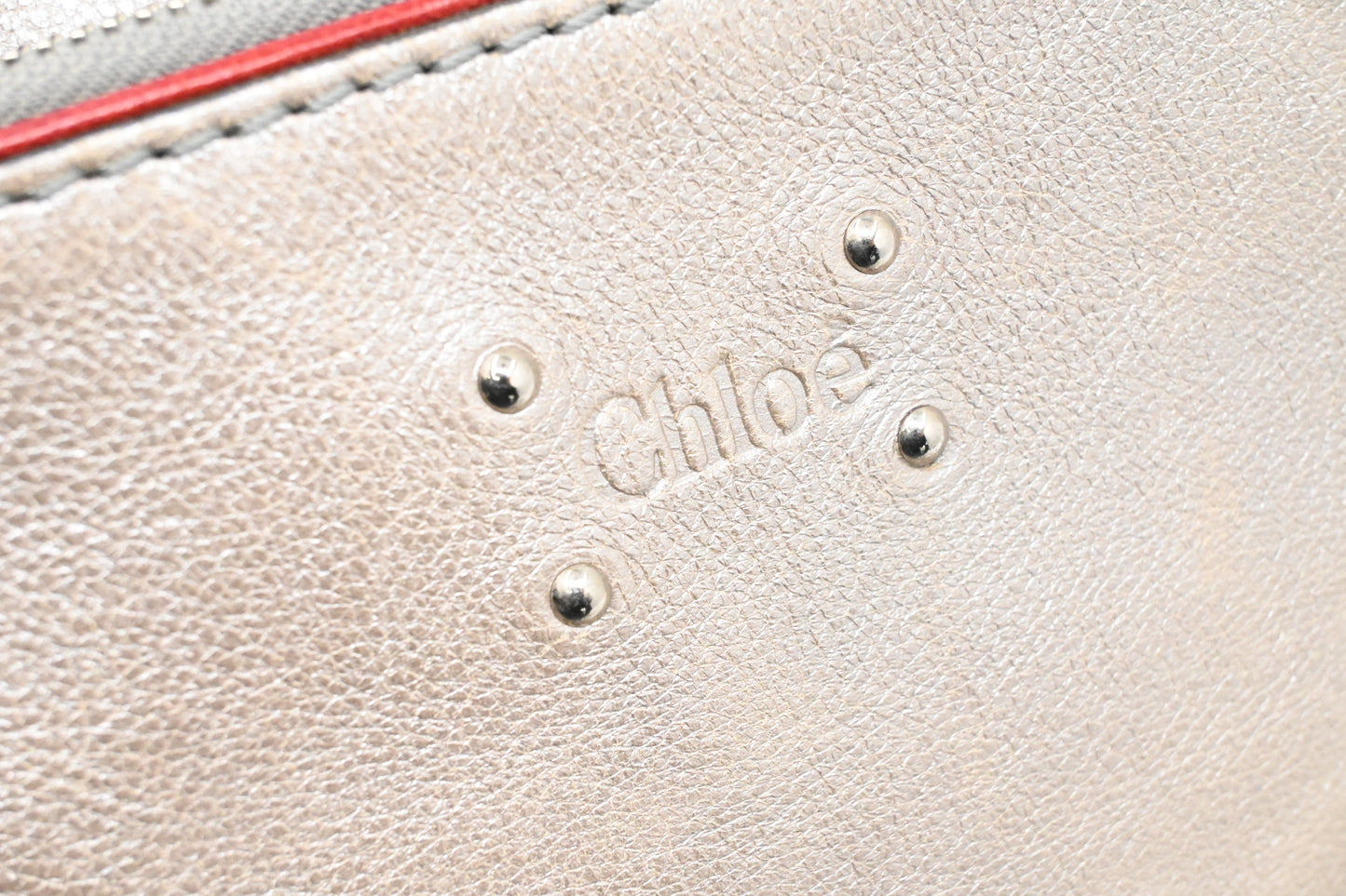 Chloe Paddington Boston Bag in Champagne Leather