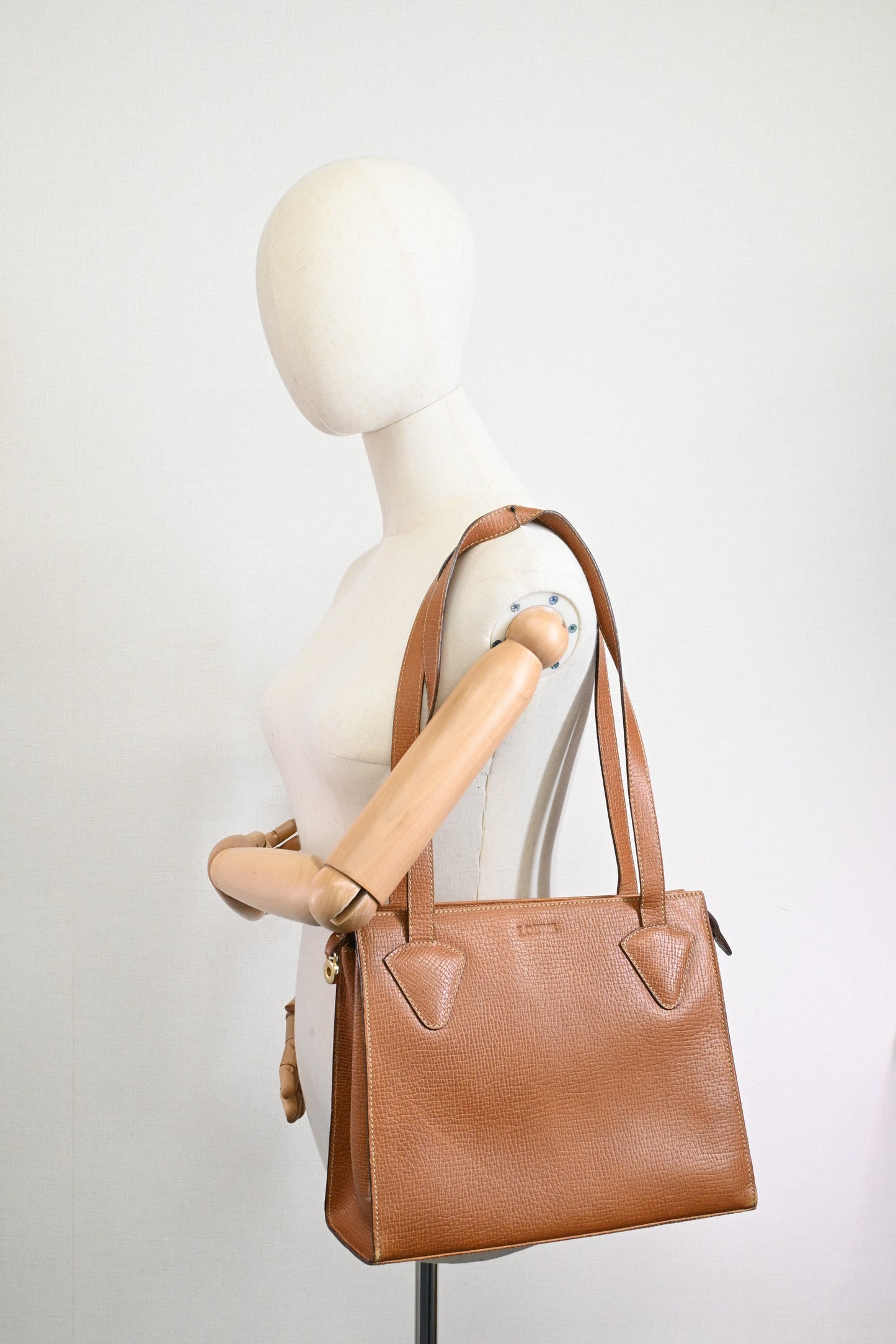 Loewe Tote Bag Tan Brown Leather