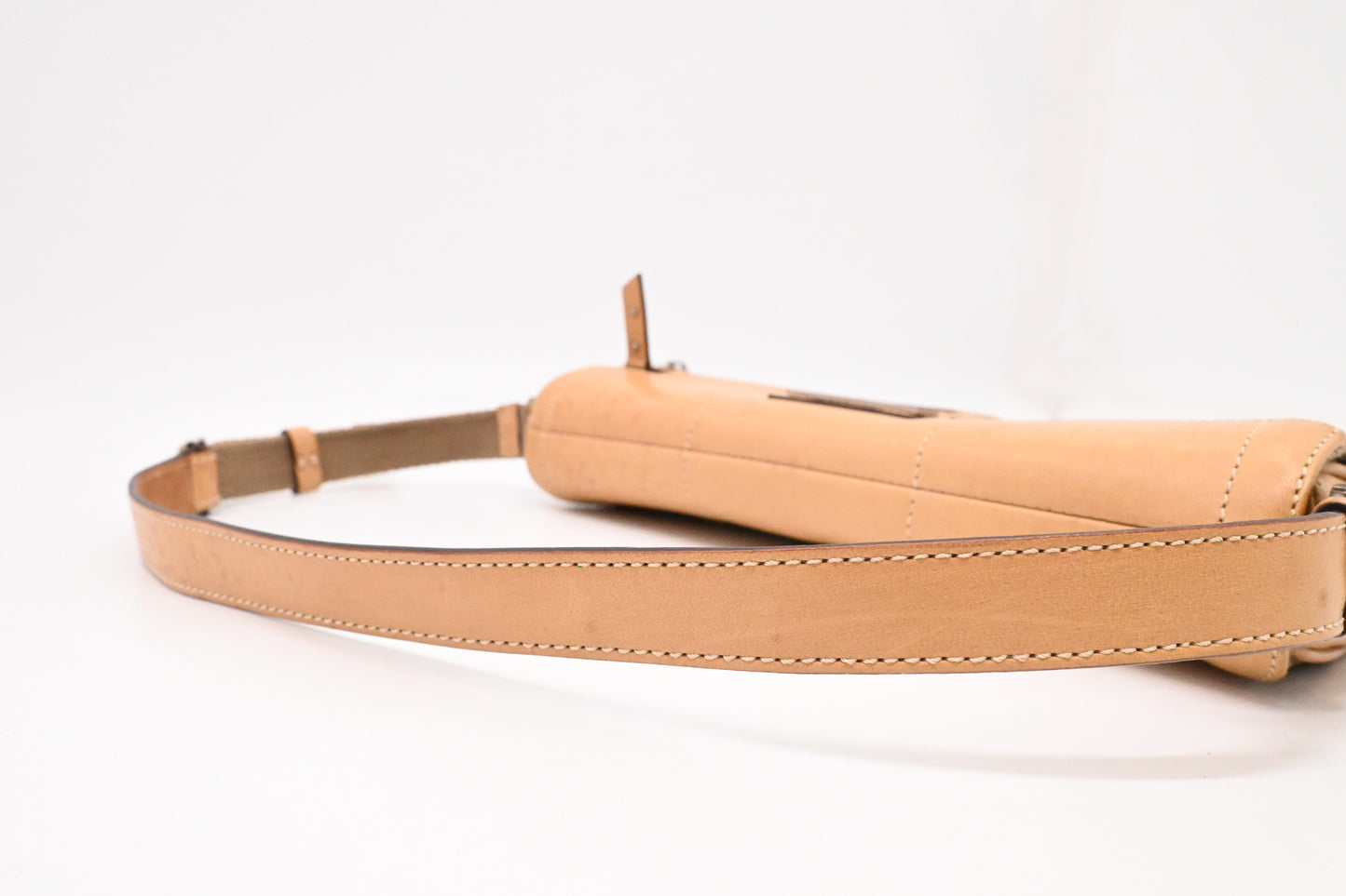Dior Street Chic Shoulder Bag in Beige Leather