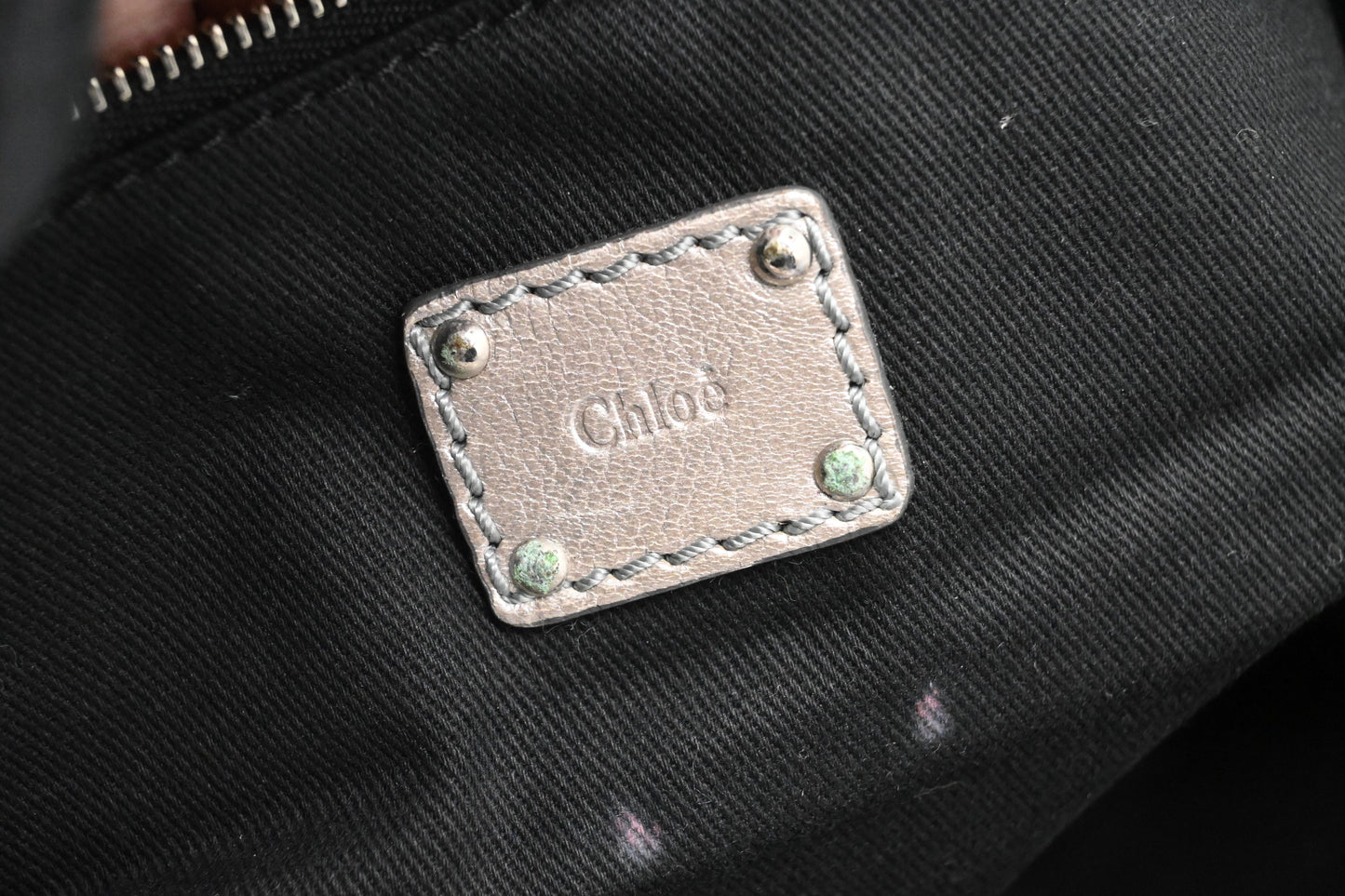 Chloe Paddington Boston Bag in Champagne Leather