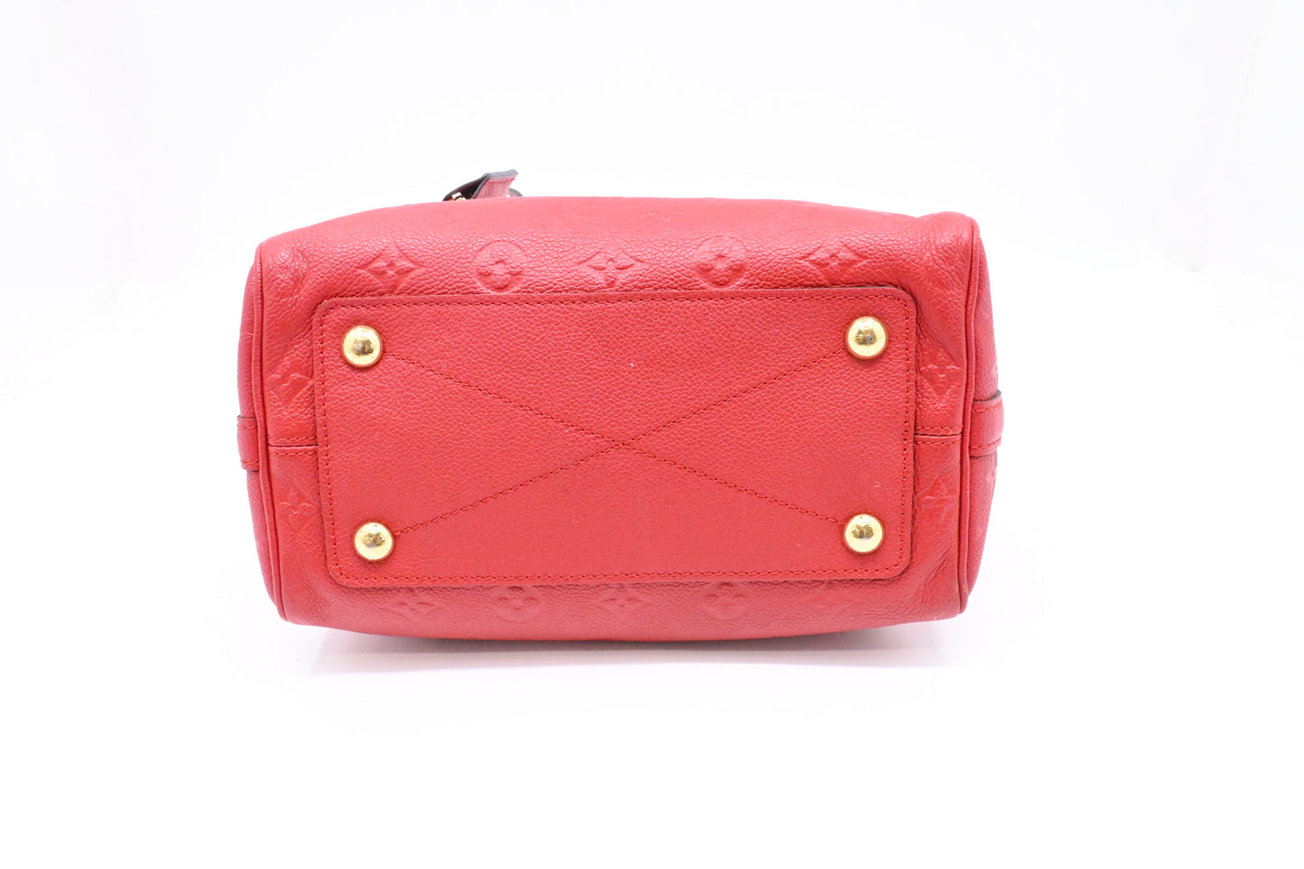 Louis Vuitton Speedy 25 Bandouliere in Red Empreinte Leather