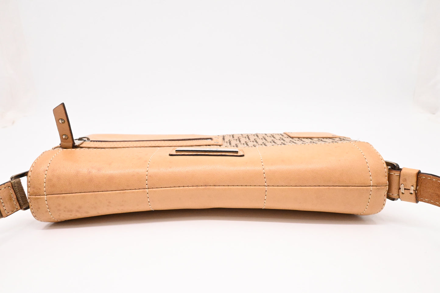 Dior Street Chic Shoulder Bag in Beige Leather