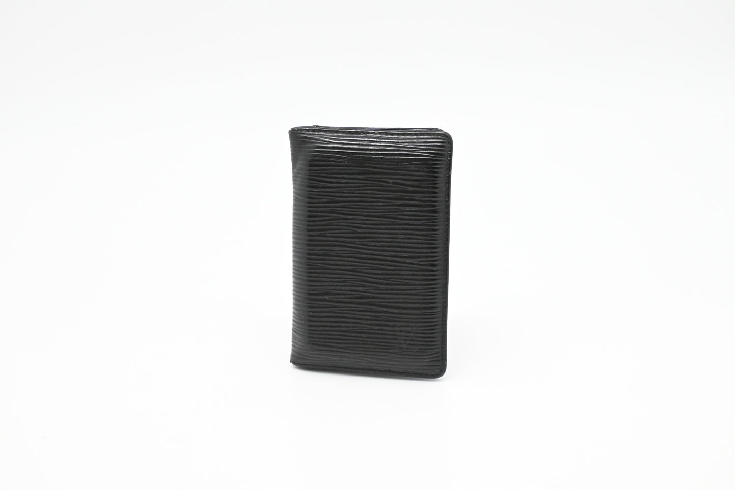 Louis Vuitton Card Case in Black Epi Leather