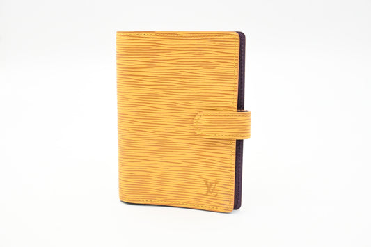 Louis Vuitton Agenda PM in Yellow Epi Leather