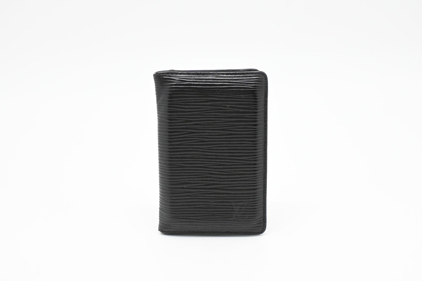 Louis Vuitton Card Case in Black Epi Leather