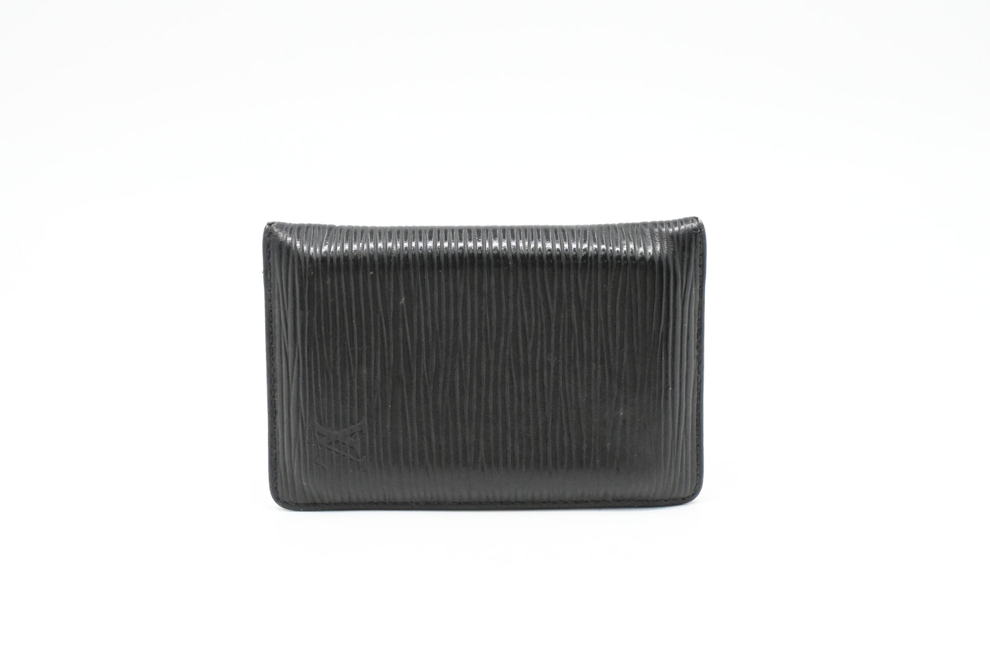 Louis Vuitton Card Case in Black Epi Leather