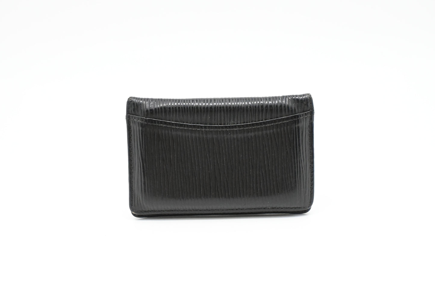 Louis Vuitton Card Case in Black Epi Leather