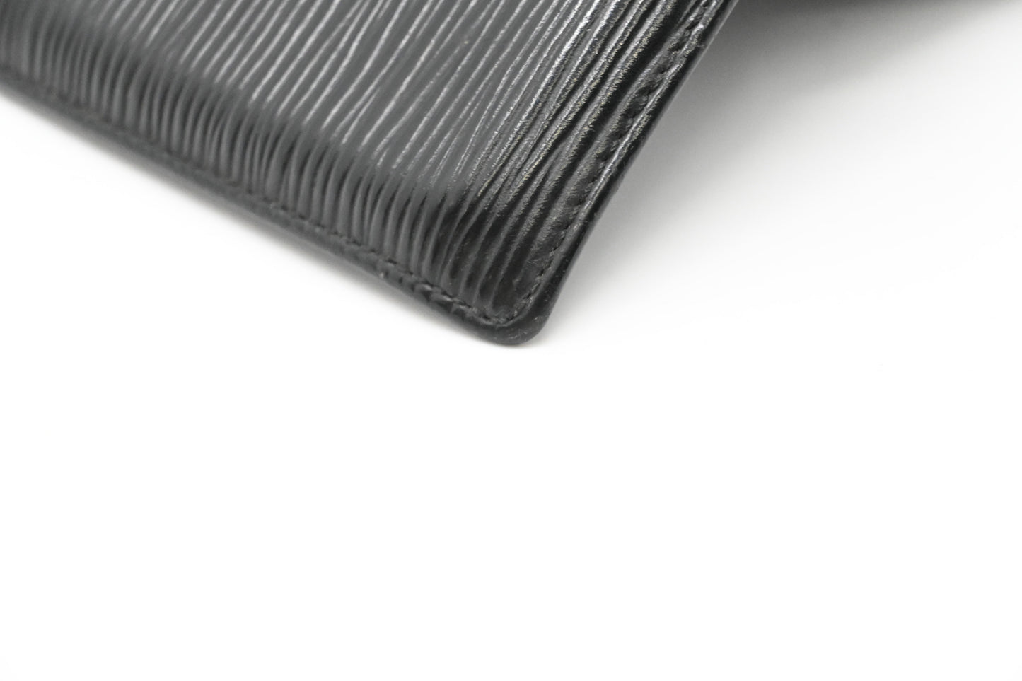 Louis Vuitton Card Case in Black Epi Leather