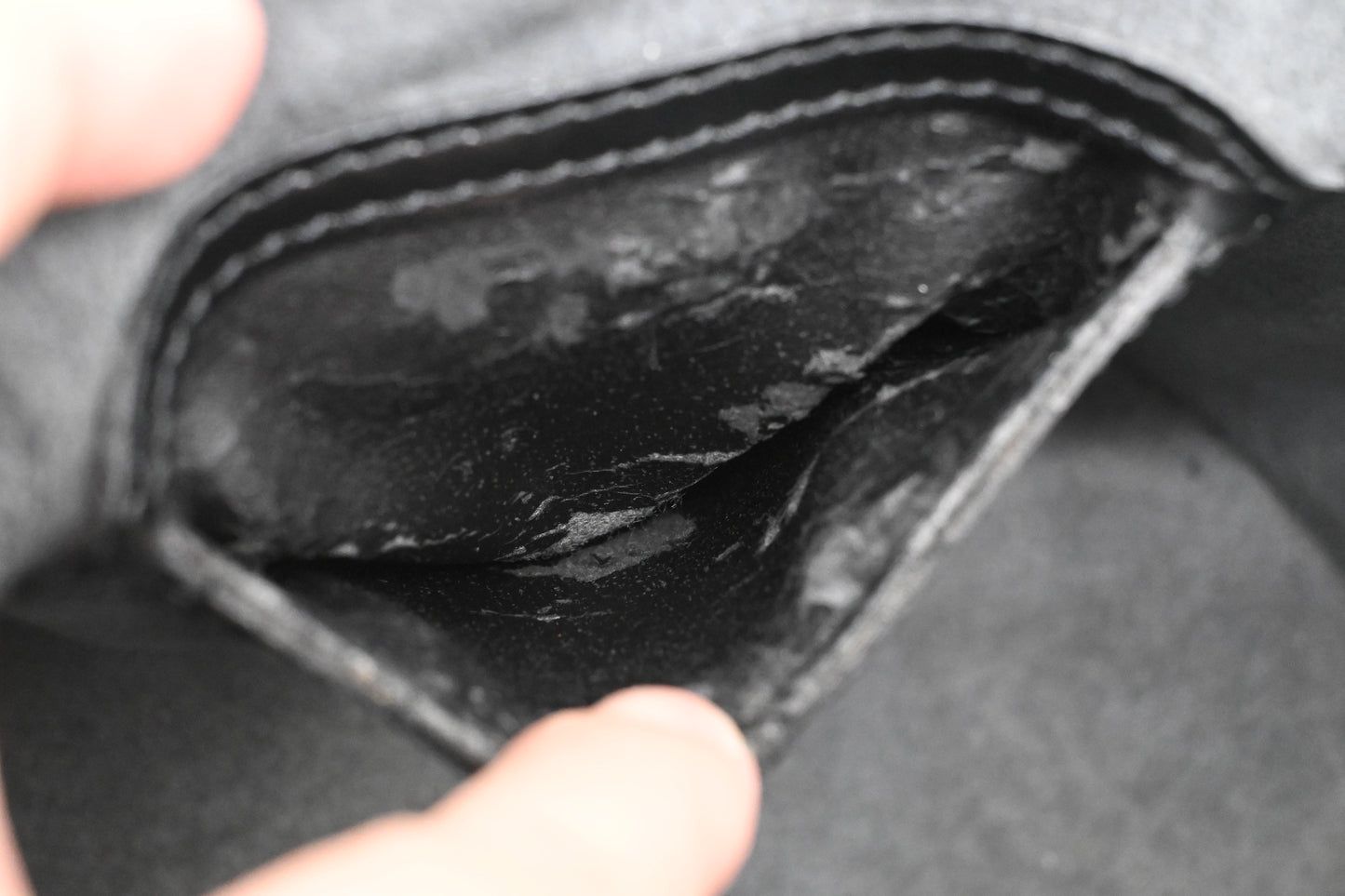 Louis Vuitton Cannes in Black Epi Leather